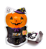 Bolsas de Mylar con forma personalizada, embalaje de dulces con cierre de cremallera a prueba de olores impreso personalizado, bolsa de aperitivos para Halloween