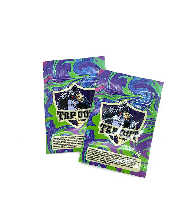 Skittles Medible Papel de aluminio Bolsa de pie Bolsa de embalaje con holograma Resistente a niños 7 gramos Bolsas Starburst de 3,5 g
