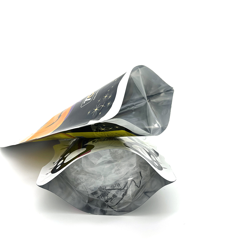 Bolsas de Mylar con forma personalizada, embalaje de dulces con cierre de cremallera a prueba de olores impreso personalizado, bolsa de aperitivos para Halloween