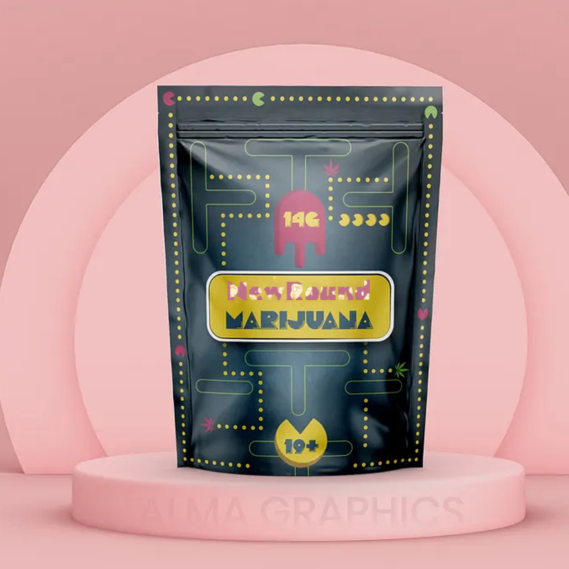 Bolsas con Zipllock de mylar segura para el almacenamiento Blunt de cannabis