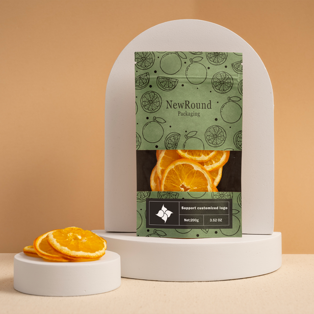 Paper Kraft Paper Packaing Bags con ventana