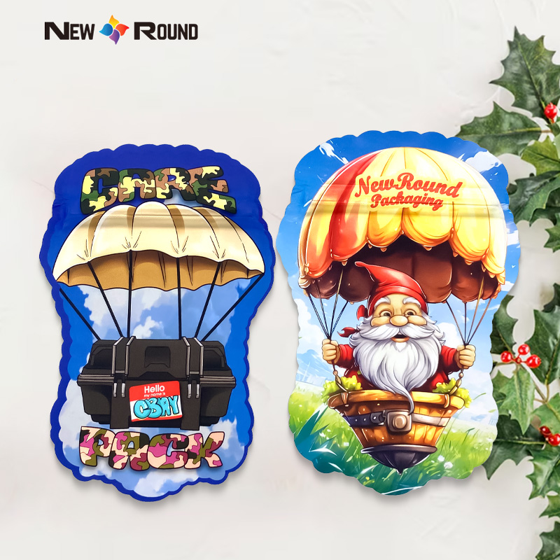 Bolsa de forma especial irregular personalizada para hierba