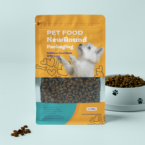 VET recomendado bolsas de comida de gato de fondo plano con barrera de humedad