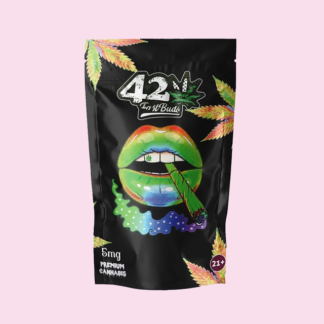 Bolsas personalizadas con cierre de cremallera THC Mylar