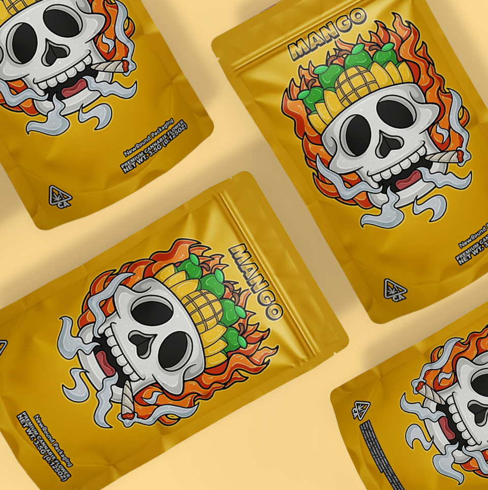 Bolsas Mylar a prueba de niños para gomitas de CBD