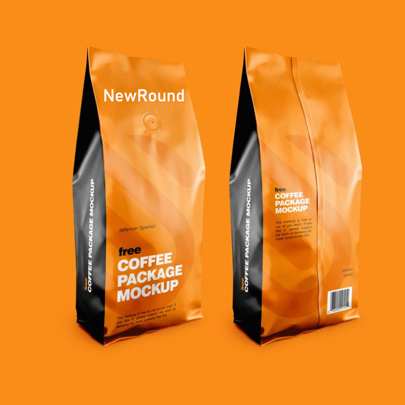 Bolsas de refuerzo del lado del café con válvula de desgasificación de unidireccional