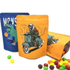 Bolsas de embalaje de aluminio Ziplock, venta al por mayor, bolsas holográficas de plástico con cierre de cremallera a prueba de niños 3,5 Mylar para embalaje