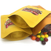 Bolsas de embalaje de aluminio Ziplock, venta al por mayor, bolsas holográficas de plástico con cierre de cremallera a prueba de niños 3,5 Mylar para embalaje