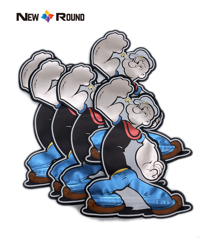 Bolsa con forma de Popeye para hombre Fabricantes de dulces Bolsa Mylar personalizada
