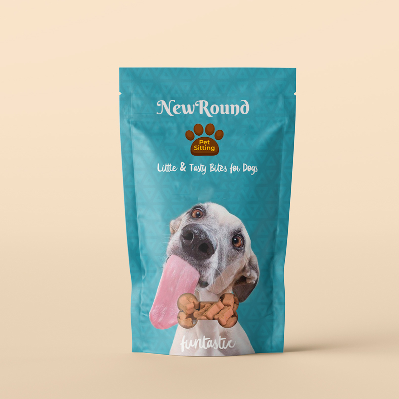 Bolsa de pie ecológica para golosinas orgánicas para perros: reutilizable y compostable