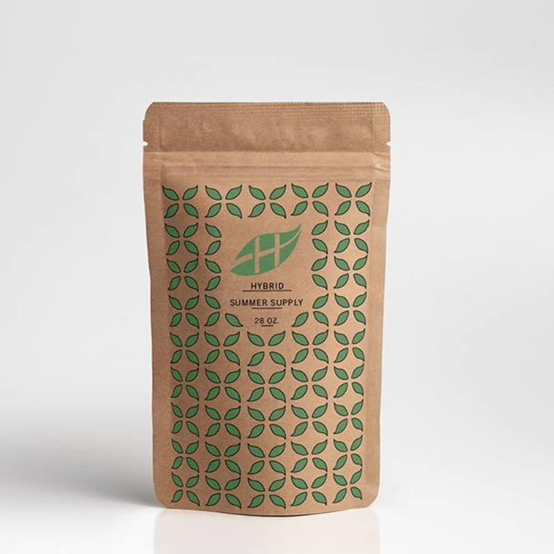 Sostenible Eco Friendly Stand Up Bipper Pouches para comida