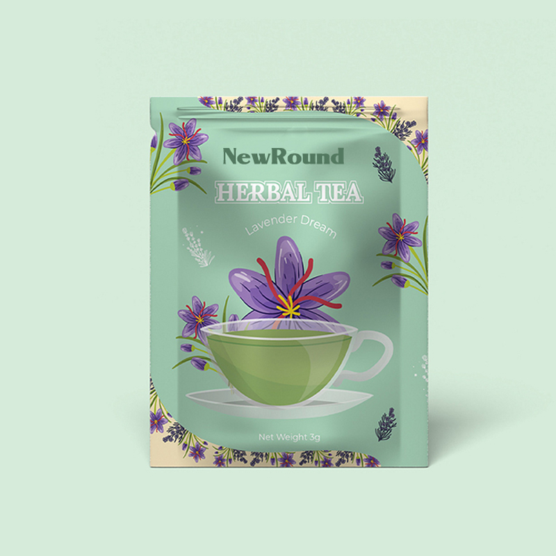 Bolsas de té de sellado de tres lados a prueba de humedad y frescura