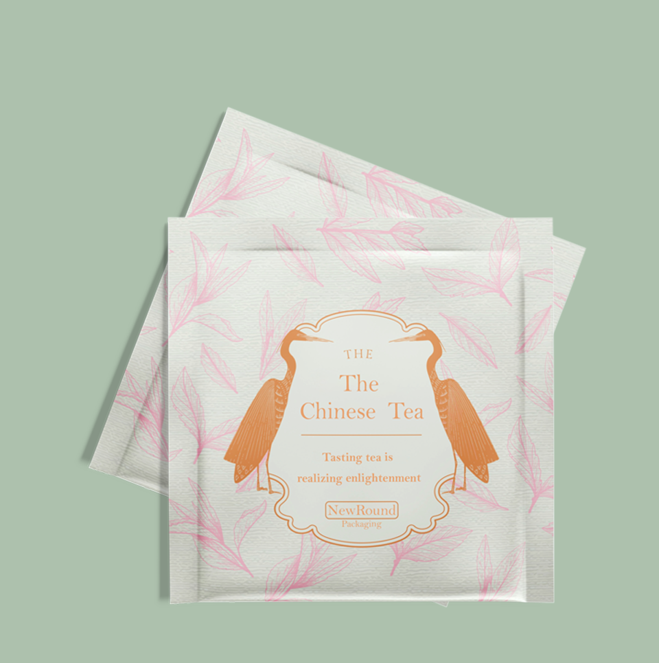 Bolsas de envasado de té de sellado de tres lados de grado alimenticio seguras y confiables