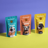 Bolsa de pie ecológica para golosinas orgánicas para perros: reutilizable y compostable