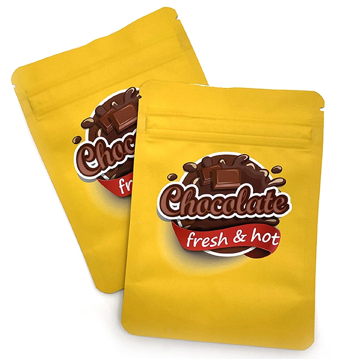 Bolsas de embalaje de aluminio Ziplock, venta al por mayor, bolsas holográficas de plástico con cierre de cremallera a prueba de niños 3,5 Mylar para embalaje