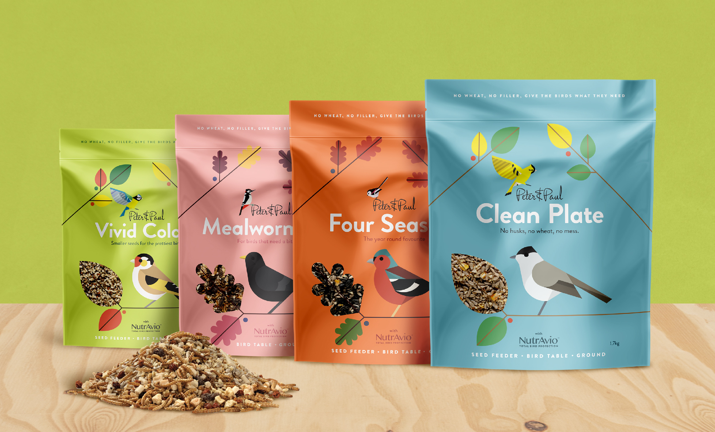 Bolsas de comida para mascotas liofilizadas 