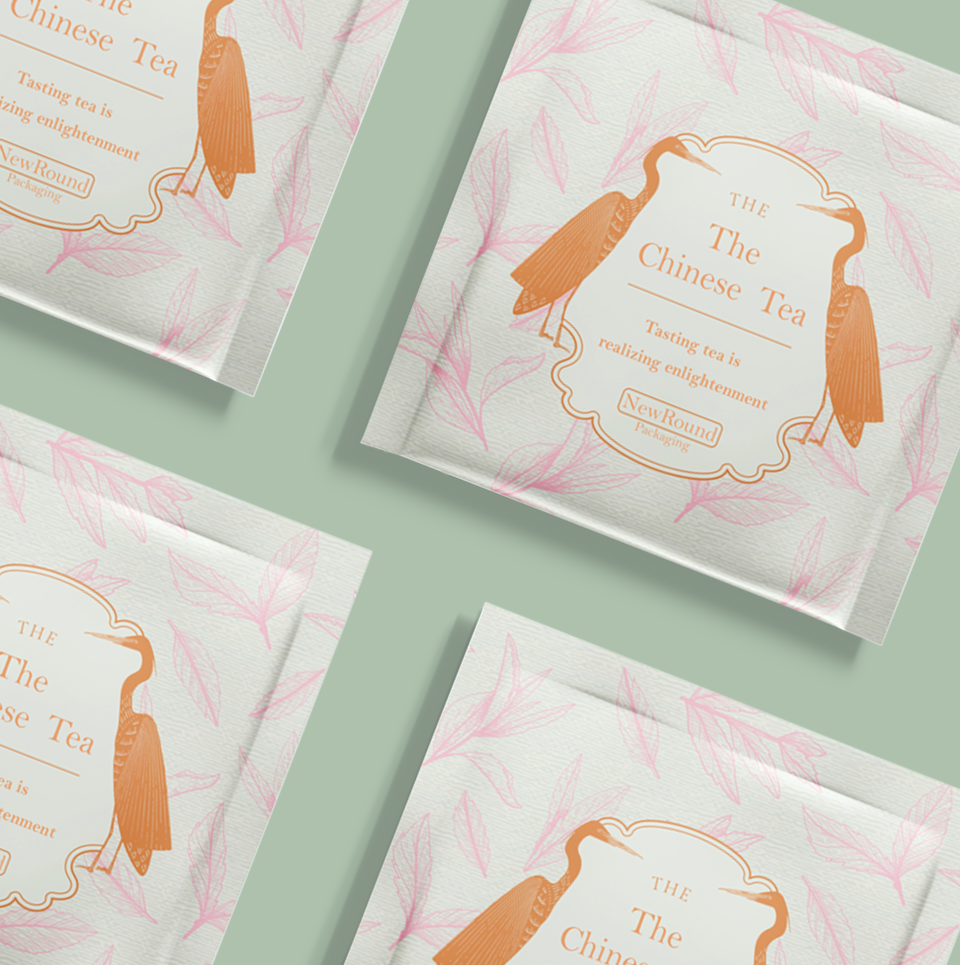 Bolsas de envasado de té de sellado de tres lados de grado alimenticio seguras y confiables