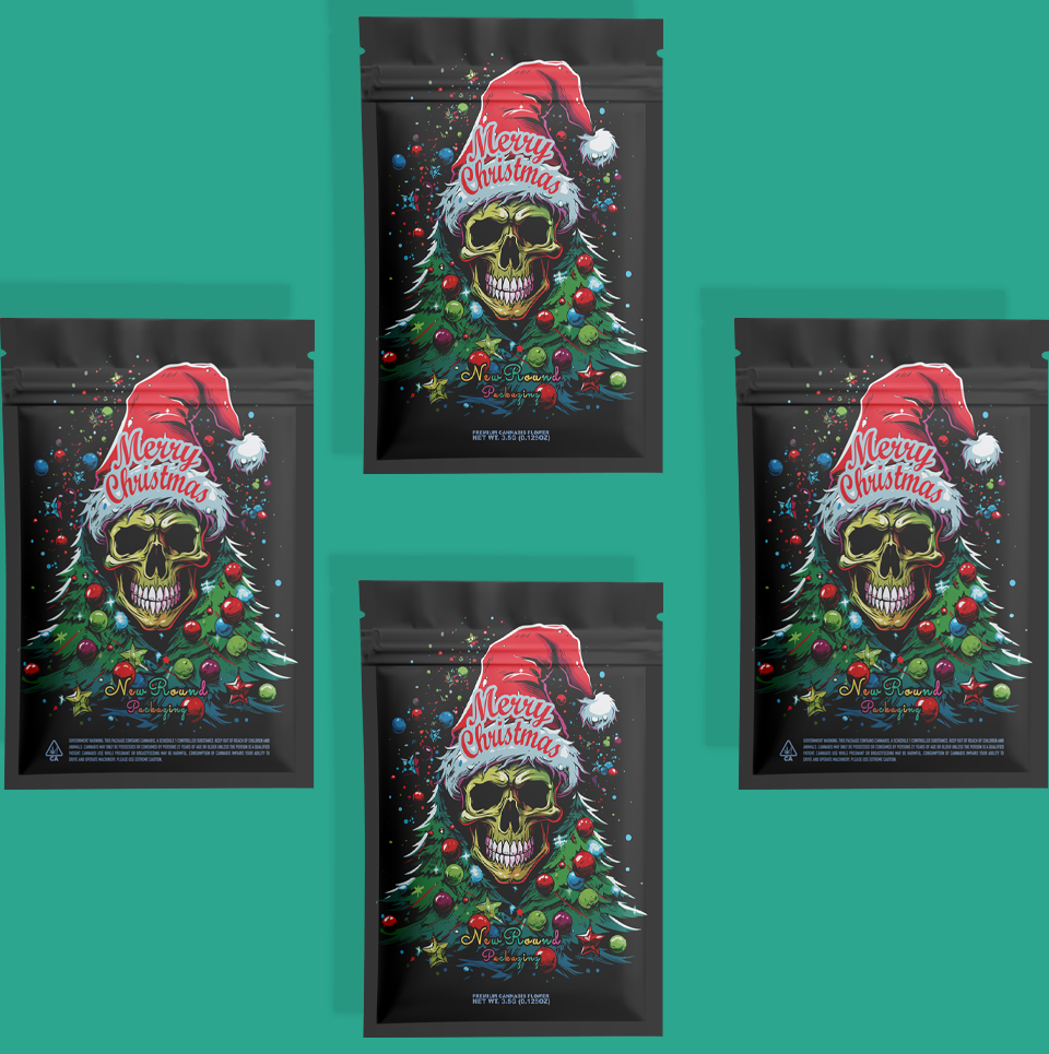 Bolsas mylar resistentes a los niños para comestibles de CBD