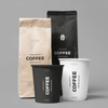 Bolsas de doble uso compostables para café y bocadillos