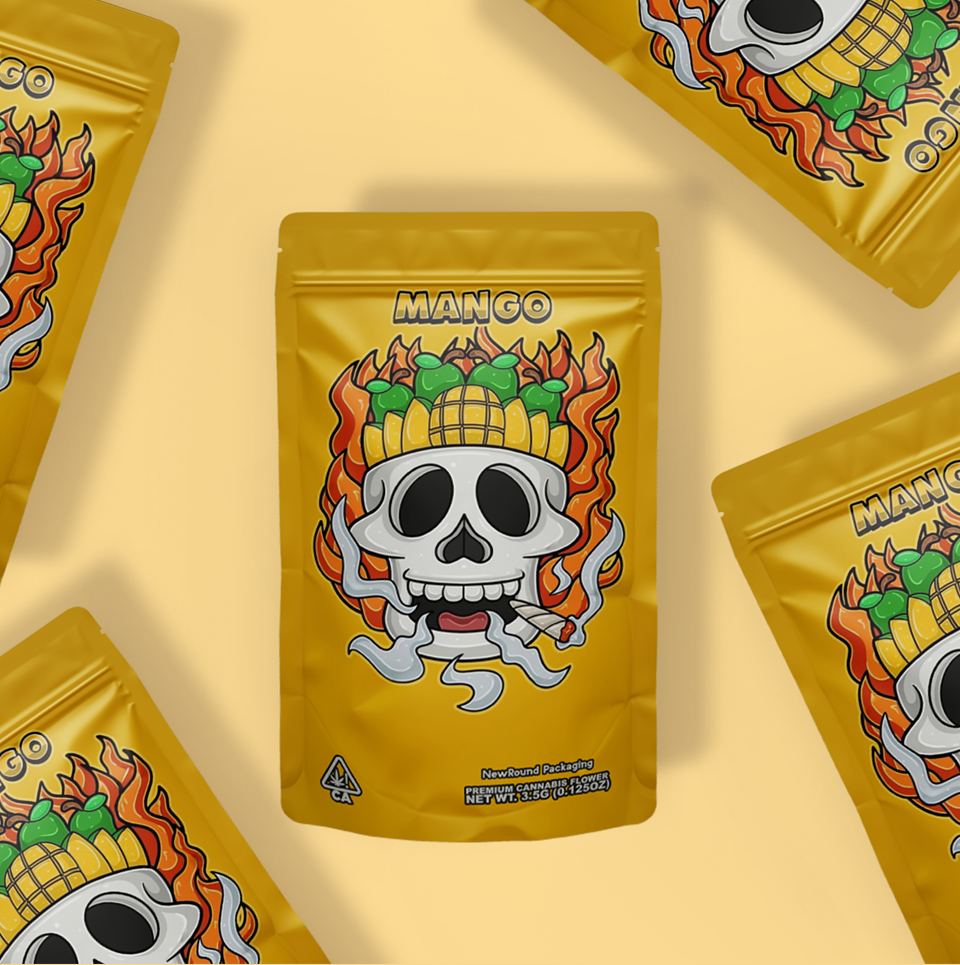 Bolsas Mylar a prueba de niños para gomitas de CBD