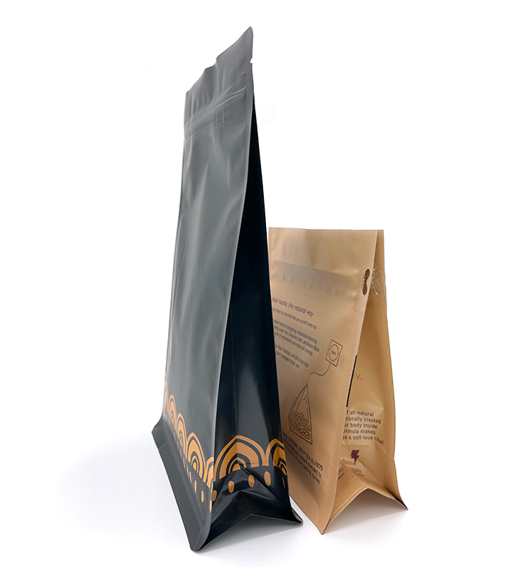 El escudete lateral inferior plano resellable al por mayor impreso personalizado se levanta los bolsos de empaquetado de la bolsa de la cremallera del café 
