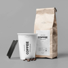 Bolsas de doble uso compostables para café y bocadillos