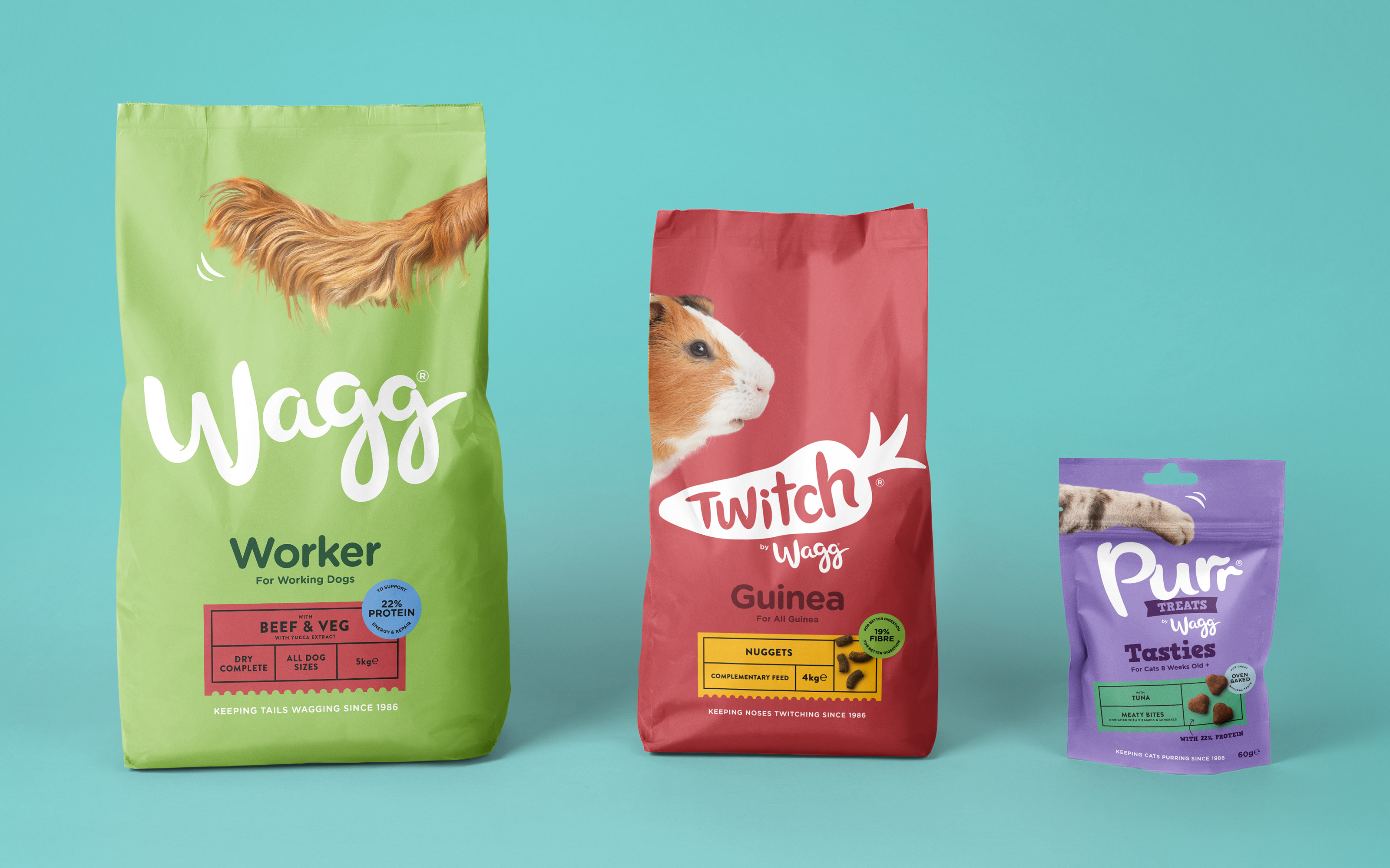 bolso seco de comida para perros