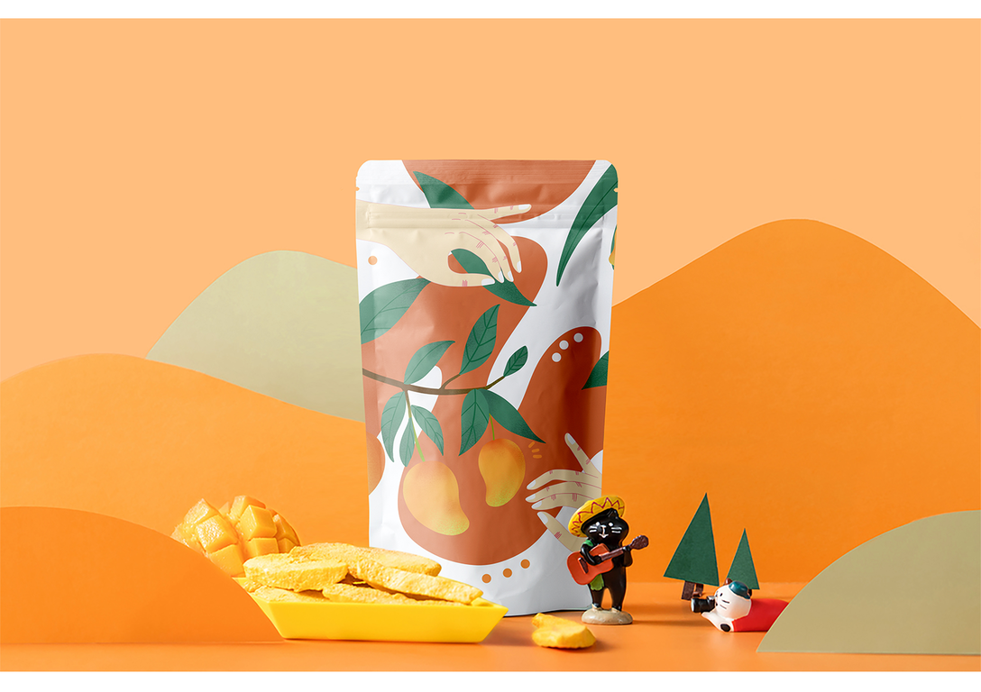 Embalaje de frutas secas org&aacute;nicas