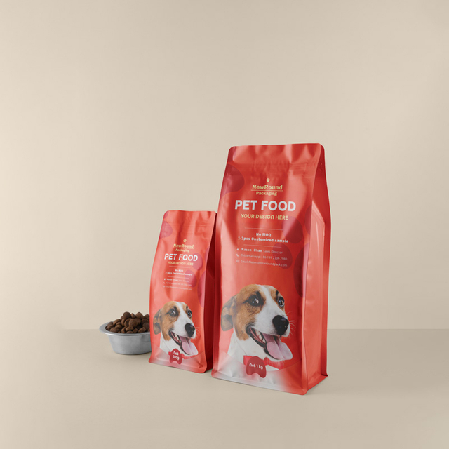 Las ventajas de las bolsas de foca de ocho lados para el empaque de alimentos para mascotas
