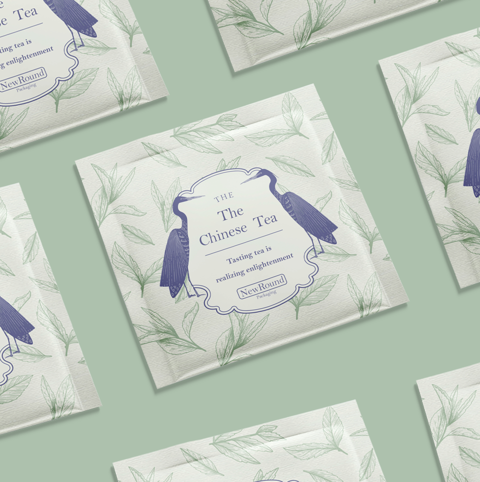 Bolsas de envasado de té de sellado de tres lados de grado alimenticio seguras y confiables