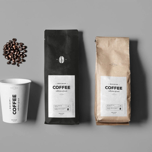 Bolsas de doble uso compostables para café y bocadillos